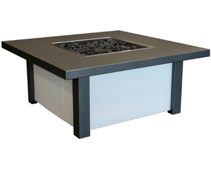 Image of the traditional square fire table by stoll with a link to the product page.